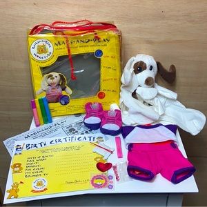 Make & Play 🐶 Build-A-Bear Workshop 7” Animal Sewing Activity Kit Toy